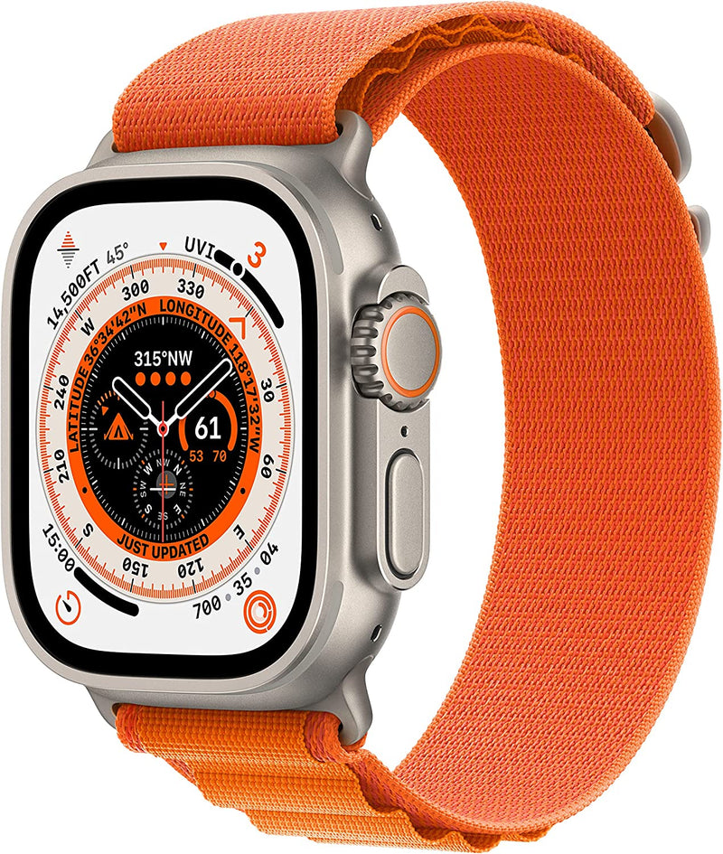 Apple Watch Ultra 2 GPS 49mm Titanium Orange Ocean Band - iShop